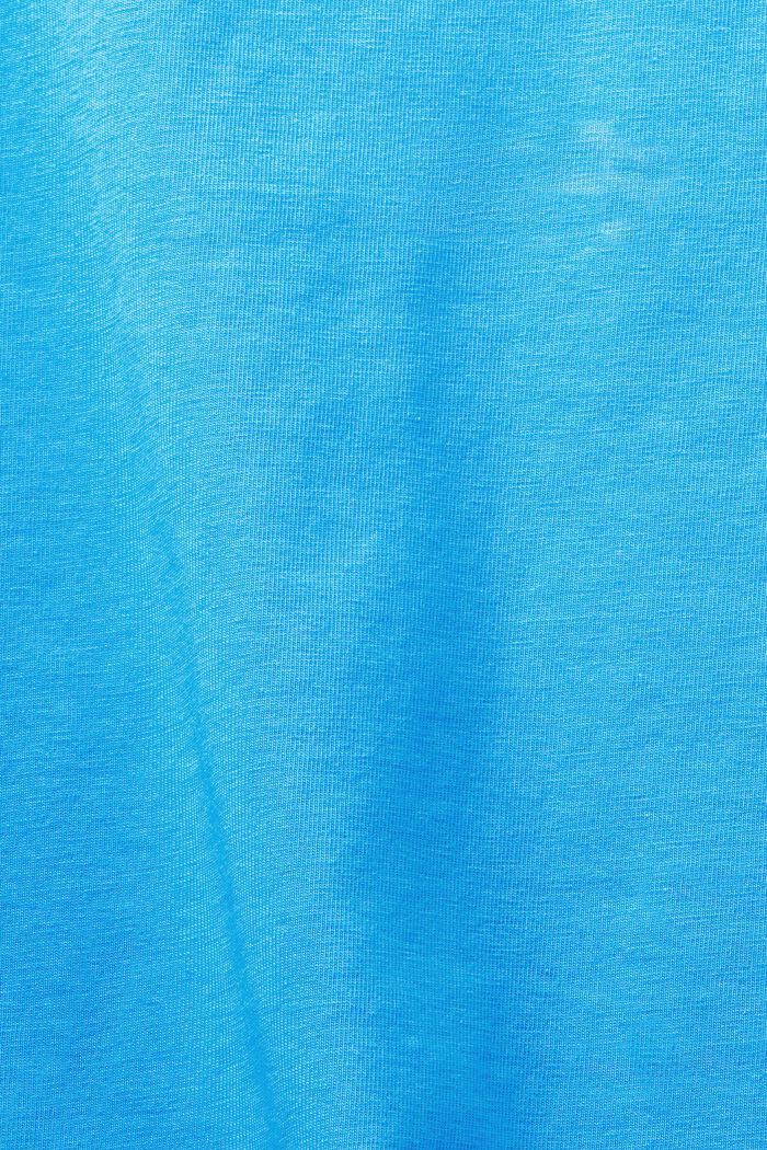 Crewneck T-Shirt, BLUE, detail image number 4