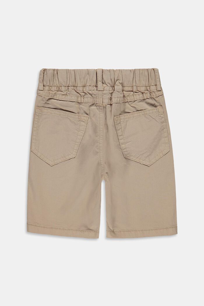 Woven shorts with elasticated drawstring waistband