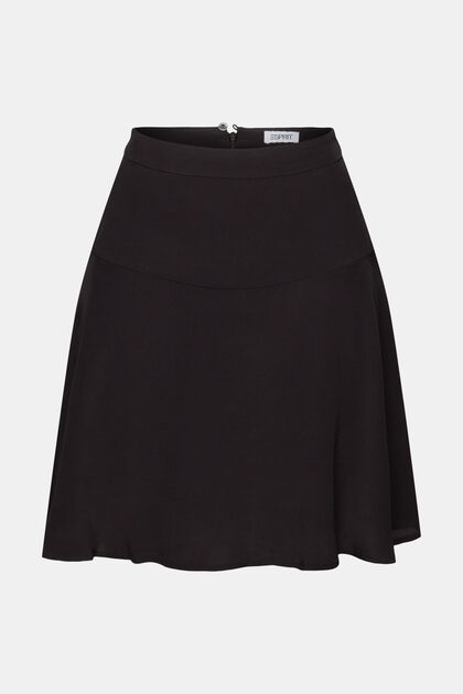 Crêpe A-Line Mini Skirt