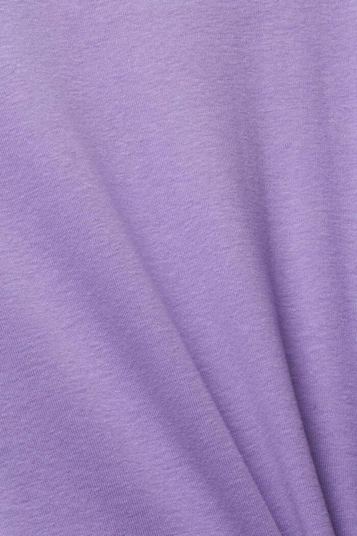 Long sleeve top with a stand-up collar, LILAC, detail image number 1