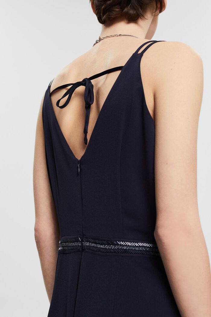Made of recycled material: Wide leg jumpsuit, NAVY, detail image number 0