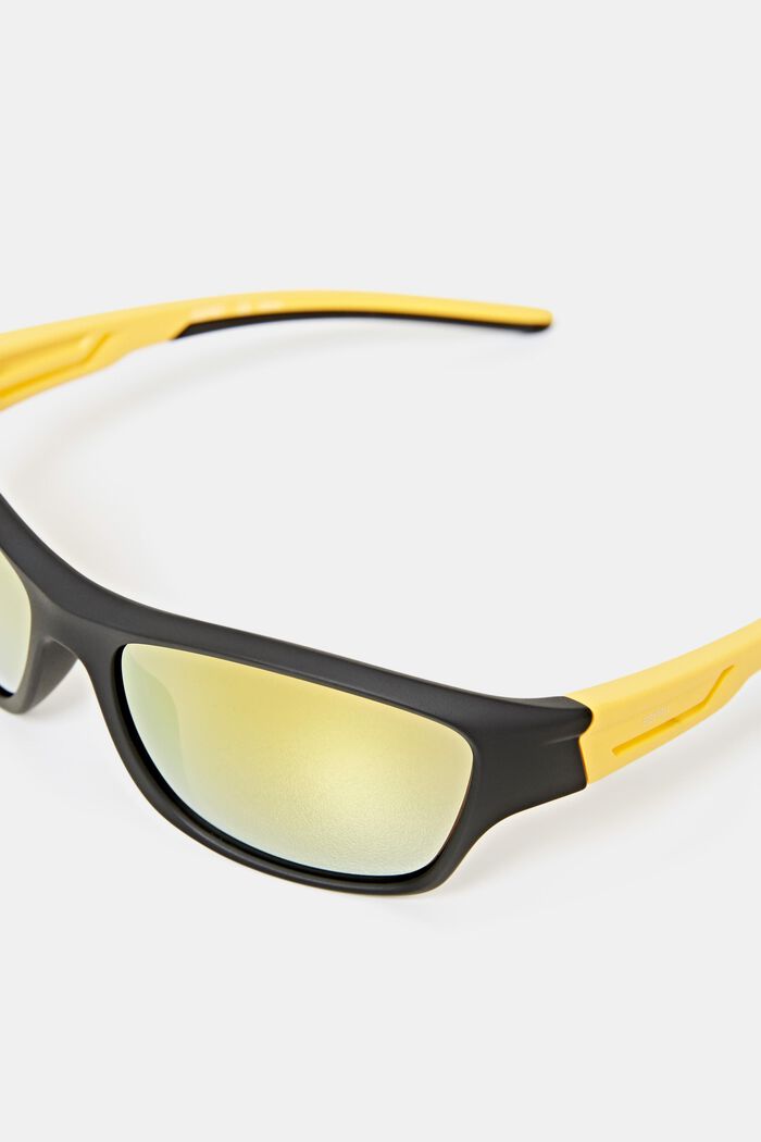 Sports sunglasses with flexible temples, BLACK, detail image number 1