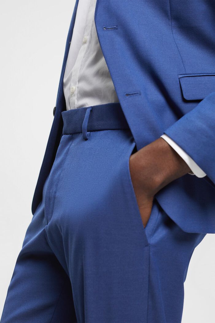 Slim fit suit trousers, BLUE, detail image number 2