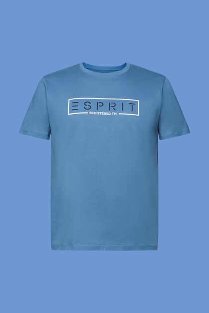 Jersey T-shirt with a logo print