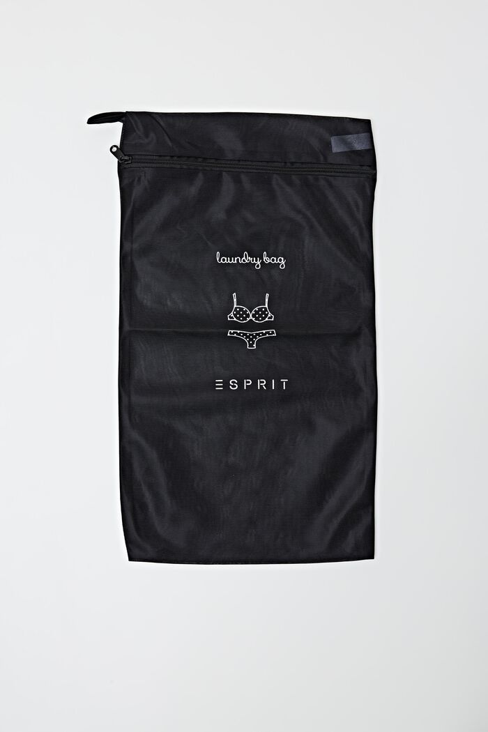 Zip laundry bag, BLACK, detail image number 0