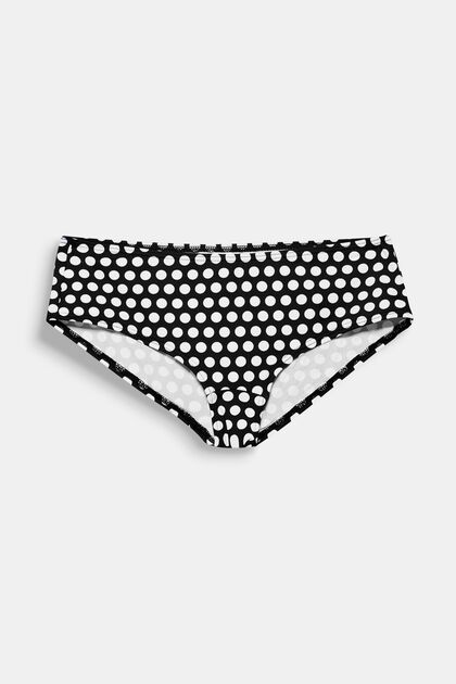 Hipster briefs with a polka dot print