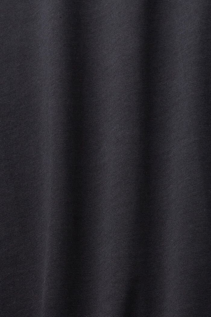 Pima cotton slim fit t-shirt, BLACK, detail image number 5
