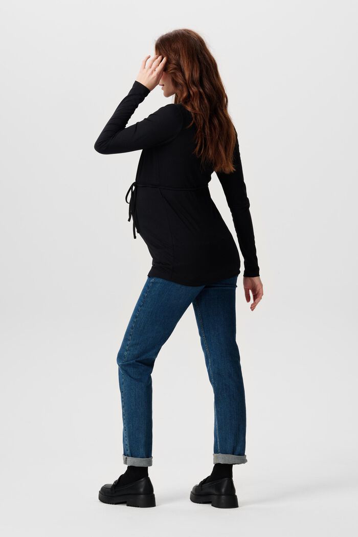 Stretch jeans with an over-bump waistband, MEDIUM WASHED, detail image number 1